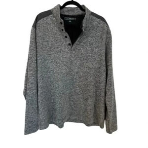 Greg Norman Men's Golf Performance Long Sleeve 1/4 Button Up Sweater Sz XL GUC